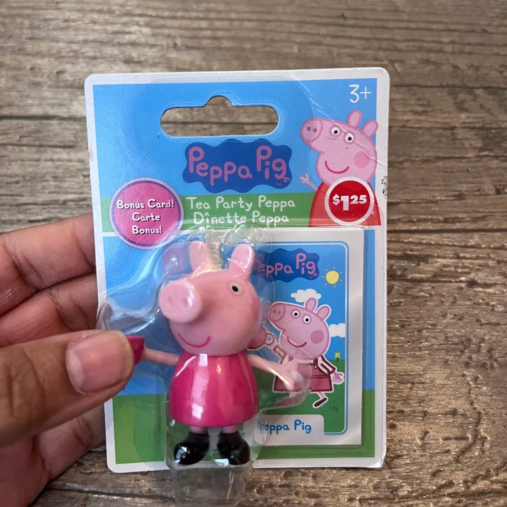 Peppa Pig Tea Party Peppa Mini Figure with Bonus Card Just Play Toy 72630